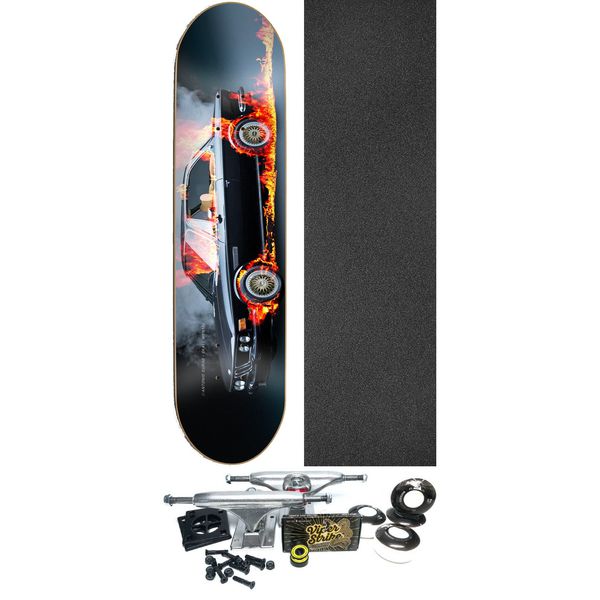 Skate Mental Antonio Durao Up In Flames Skateboard Deck - 8.38" x 32" - Complete Skateboard Bundle